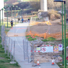 La mejora de la vía verde podría ejecutarse durante este año. En la imagen un tramo en obras.-ISRAEL L. MURILLO