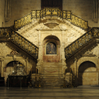 Imagen de la Escalera Dorada de la Catedral. ECB