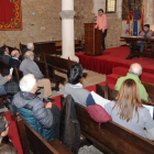 Medio centenar de personas participaron ayer en la asamblea de Imagina Burgos.-ISRAEL L. MURILLO