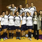 Plantilla del equipo femenino Tierra de Lara, que en la jornada copera perdió 1-13 ante el Bar El Abuelo.-