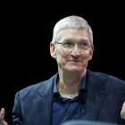 El CEO de Apple, Tim Cook, durante una conferencia, este lunes en Laguna Beach (California).-Foto: REUTERS / LUCY NICHOLSON