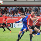 Cervero fue el autor de los dos goles ante el Caudal de Mieres.-ALFONSO G. MARDONES