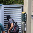 El registro del domicilio de Jordi Sumarroca en Barcelona.-RICARD CUGAT