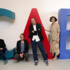 Fran López Bru, Andrea Baumgartl, Eugenio Ampudia, MarÍa José Gómez y Ausín Sáinz.-ECB