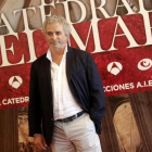 Ildefonso Falcones, en la presentación de la serie televisiva basada en su novela 'La catedral del mar'.-JOSÉ LUIS ROCA