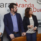 De izq. a dch.) Mar Alcalde , Luis Tudanca, Esther Peña y Luis Briones.-ICAL