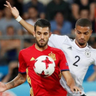 Ceballos, en la final de la Eurocopa sub-21 contra Alemania, el pasado viernes en Cracovia.-