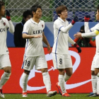 El Kashima Antlers espera al Madrid o al América para la disputa de la final del Mundial de Clubs.-KIM KYUNG-HOON