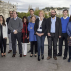 De izquierda a derecha: Alejandro Vázquez, Virginia Arnáiz, Cristina Barragán, Mónica García, Juan Manuel Romo, Juan Vicente Herrera, Inmaculada Sierra, Ángel Ibáñez, Ana Isabel Ruiz, Irene Cortés, Máximo López, Arturo Pascual, Marta Pilar Arroyo y Pilar-SANTI OTERO