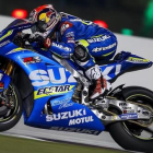 Viñales y su Suzuki, en Doha (Catar).-