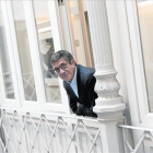 El exlendakari Patxi López, aspirante a liderar el PSOE, posa para este diario en un hotel de Madrid a finales de enero.-JOSÉ LUIS ROCA