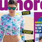 María Lapiedra, en la portada de ‘Rumore’.-