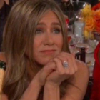 La cara de Jennifer Aniston durante el discurso de Brad Pitt en los Globos de Oro se ha hecho viral.-TWITTER