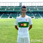 Claudio Medina con la camiseta del club alicantino-ELCHE CF