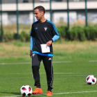 Borja Jiménez, durante un entrenamiento.-JOSÉ ESTEBAN EGURROLA