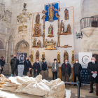 La capilla de la Presentación de la Catedral de Burgos ha acogido la exposición de las imágenes restauradas. TOMÁS ALONSO