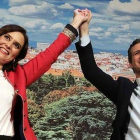 Díaz Ayuso y Casado, juntos en un acto del PP en una foto de archivo.-