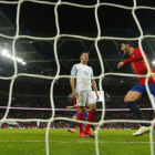 Un lance del encuentro amistoso Inglaterra-España, celebrado en el estadio de Wembley el pasado 15 de noviembre.-EDDIE KEOGH