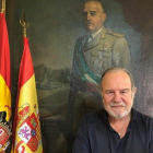 El general retirado, Juan Chicharro, presidente de la Fundación Francisco Franco.-