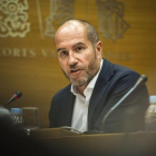Luis Motes, en el Parlamento valenciano.-MIGUEL LORENZO