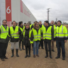 La alcaldesa mostró un gran interés por el inicio de la obra.-L. V.
