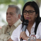 La presidenta de la Asamblea Nacional Constituyente de Venezuela, la chavista Delcy Rodríguez .-EFE