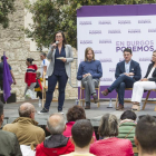 El acto se desarrolló en la Plaza de la Libertad durante la tarde de ayer.-ISRAEL L. MURILLO