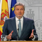 El ministro Íñigo Méndez de Vigo en rueda de prensa.-JUAN MANUEL PRATS