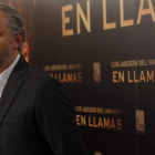 El director Francis Lawrence, en la presentación en Madrid de la película Los Juegos del hambre.  En llamas.-AGUSTÍN CATALÁN