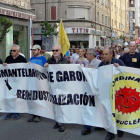 Imagen de la manifestación organizada ayer en Miranda.-M.A.M.