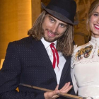 Peter Sagan acudió con su esposa vestido un tanto peculiar a la gala de la UCI-EFE / CLAUDIO PERI