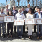 Burgos Alimenta y la provincia aprovechó la cita para reconocer la labor de los productores con la entrega de distintivos a diez marcas de calidad provinciales.-G. G.