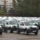 Imagen de archivo de 2018 cuando se presentó un lote de nuevos vehículos todoterreno de la Junta. E. M.