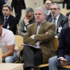Álvaro Pérez Alonso, el Bigotes, Pablo Crespo y Francisco Correa, el lunes en el juicio por la Gürtel valenciana en San Fernando de Henares (Madrid).-EFE