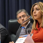 La presidenta de la Junta de Andalucía, Susana Díaz, en un acto oficial en Huelva.-EFE / JULIÁN PÉREZ