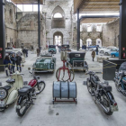 Las motocicletas ocupan un espacio distinguido dentro de la exposición en el Monasterio de San Juan.-ISRAEL L. MURILLO