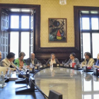 Imagen de la reunión de la Mesa del Parlament.-FERRAN NADEU