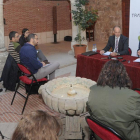 José Miguel Gimeno y Javier Lacalle, en la presentación del congreso.-ISRAEL L. MURILLO