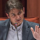 Oriol Pujol Ferrusola, en la comisión antifraude del Parlament, en marzo del 2015.-FERRAN SENDRA