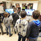 El torneo del videojuego Fortnite se realiza en la sala de exposiciones de la Fundación Caja Rural de Burgos.-ISRAEL L. MURILLO