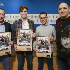 Antón, Jorge Tudanca, Ramón Caramés y Eduardo Espuelas, ayer durante la presentación a los medios.-Raúl Ochoa