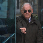 El exnúmero dos de la Policía Eugenio Pino a su salida de la Audiencia Nacional-DAVID CASTRO