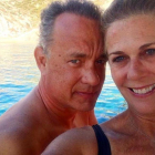 Tom Hanks y Rita Wilson, en una foto que la actriz ha compartido en Instagram.-INSTAGRAM