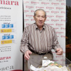 José Ramón Temiño, presidente de la Cámara de Briviesca, durante el sorteo.-G. G.