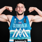 Nikolic, con la camiseta de Eslovenia. FIBA