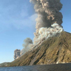 Explosión del Estrómboli, el pasado 3 de julio.-