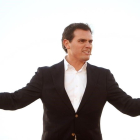 Rivera, este sábado, en Las Tablas de Daimiel.-EFE