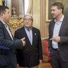 José Manuel Carbonell, Amideo Tobalina y Javier Lacalle.-SANTI OTERO