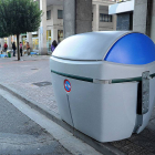 Prototipo del nuevo contenedor para el reciclaje de papel y cartón.-ISRAEL L. MURILLO