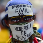 Manifestaciones a favor y en contra del  Gobierno en Venezuela, este miércoles.-RONALDO SCHMEITD